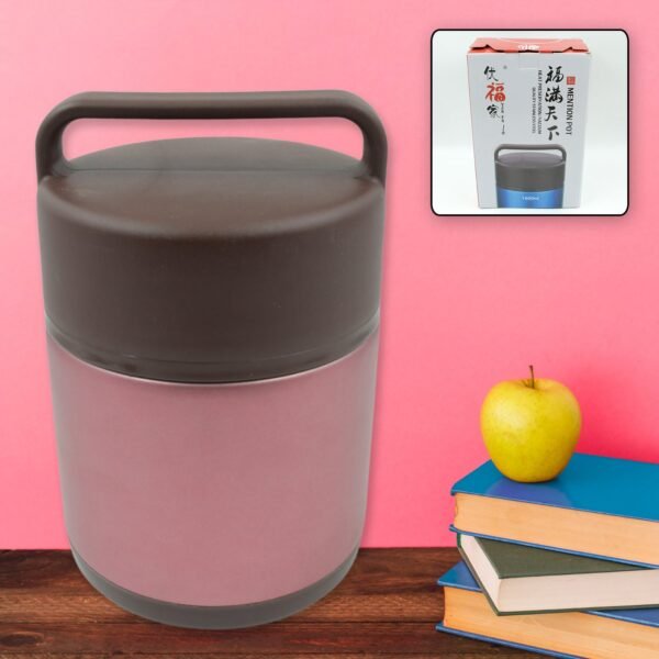 01_98addd5a-40c5-4787-9245-90155119a863.jpg Vacuum insulated lunch box, 304 stainless steel, used for lunch storage, double-layer travel hiking picnic food jar, with folding spoon and handle BPA Free Thermos Lunch Box for Kids Adults (1600 ML)