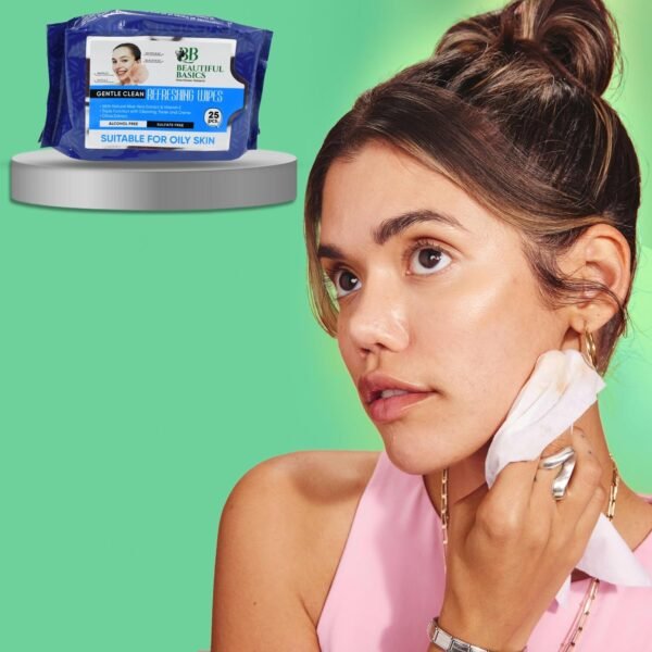 Refreshing Alcohol-Free Wet Wipes – Facial & Body Wipes (25 Pc)