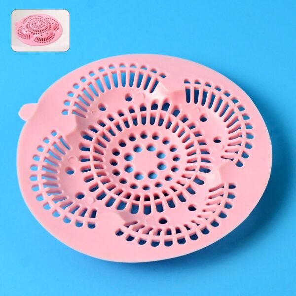 Multipurpose Silicone Sink Drain Hair Catcher and Filter Cover (1 Pc)