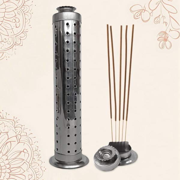 Stainless Steel Agarbatti Stand for Puja (1 Pc)