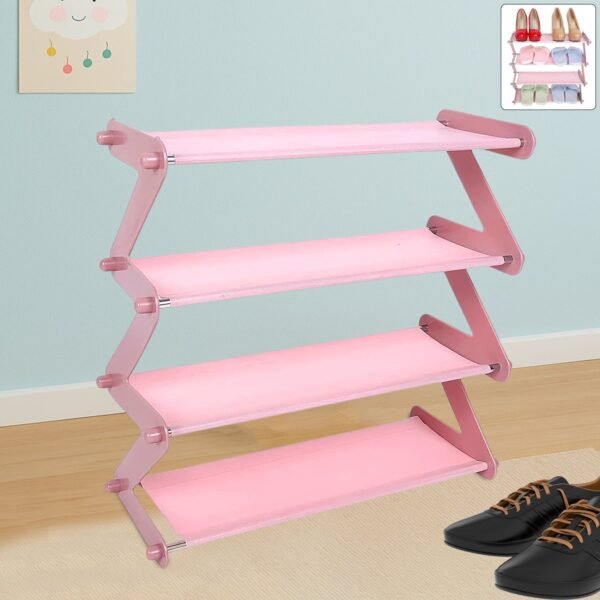01_a052e87b-d8a0-411c-9f1a-4856856312a3.jpg Shoe Rack Z-Shaped Four Layer (1 Pc / 4 Layer)