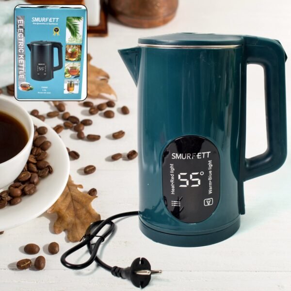 Temperature display electric kettle 55 degrees (1500W, 2.5 Ltr. / 1 Pc)