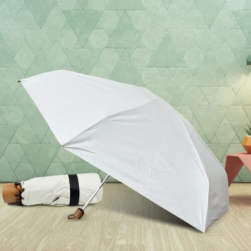 01_a3d89997-690b-465e-80a2-e0d4cafbaf27.jpg 3-Fold Sun & Rain Protective Solid Foldable Umbrella, (1 Pc)