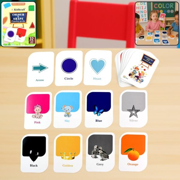 01_a661c57c-d875-4f4e-bb83-7ba2a9232d1c.jpg Kidkraft Early Learner 32-Piece Color & Shape Flashcard Set