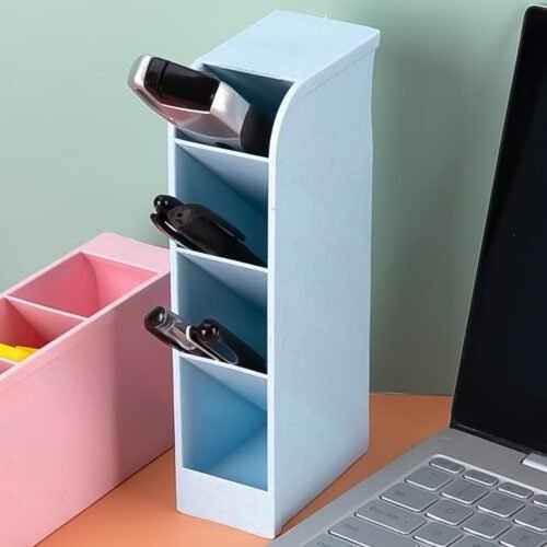 01_a9375b3a-378d-4c10-8b55-af90b0d009fa.jpg Multipurpose 4 Compartment Pen Holder Office Desktop (1 Pc)