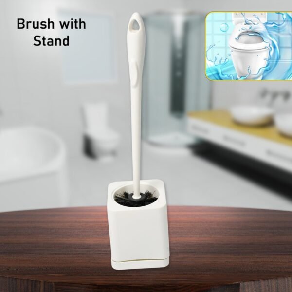 Toilet Brush Set with Holder – Long Handle Cleaning Tool