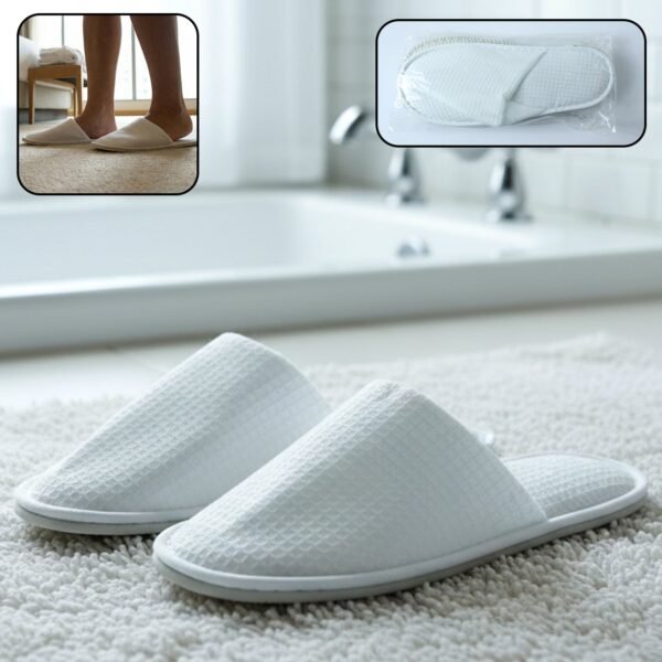 01_af17216c-ba44-4acd-9b58-4503191b16b7.jpg Hotel & Spa Soft Slippers for Guests (29 × 11 Cm, 1 Pair)