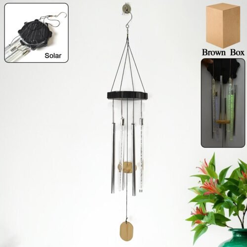 01_af45898a-ad5f-407c-b082-8a3496db0572.jpg Solar LED Wind Chime with Tubes Soothing Sound & Colorful Glow (1 Set)