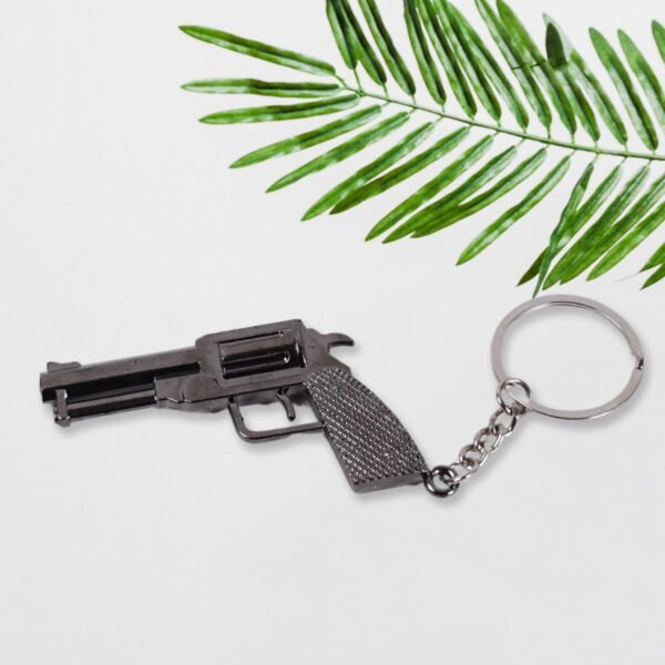 Gun Keychain Metal Weapon Key Rings Pendant for Men,(1 Pc / Mix Design)