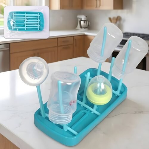 Baby Feeding Bottle Drying Rack (1 Pc Set)
