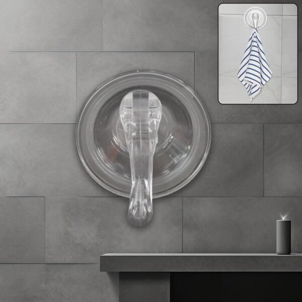 Plastic Suction Cup Hook (1 Pc)