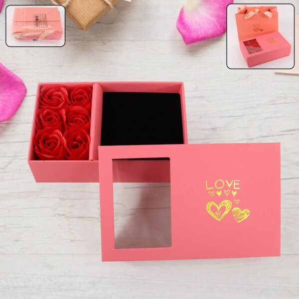 01_b749449b-db84-48c3-ba3a-5fd73b7de36d.jpg Jewellery Gift Box with Lids & Roses Packaging Box with 6 Roses (1 Set)