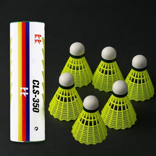 Konex Durable Plastic Shuttlecock (6 Pcs Set)