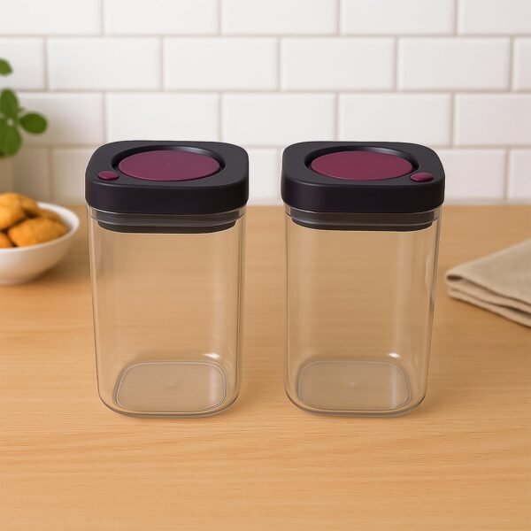 Supermom Airtight Kitchen Storage Containers (2 Pc Set / 1200ml)