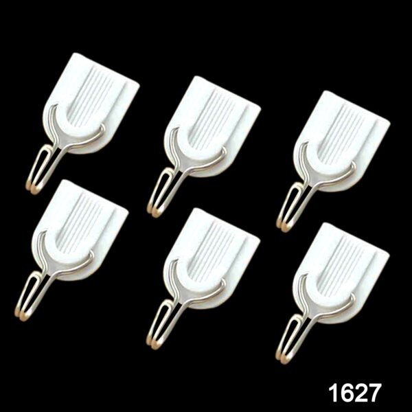 01_bb93a858-1eeb-4849-be56-b5d880d161ad.jpg Adhesive Sticker ABS Plastic Hook Towel Hanger for Kitchen / Bathroom