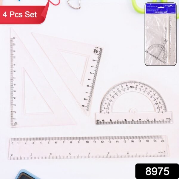 01_bd904ee5-4470-479f-824a-81149584d1e7.jpg Plastic Geometry Set, Triangle Ruler Protractor Straight Ruler (4 Pcs Set)