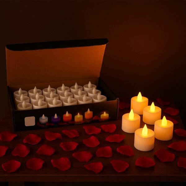 Flameless LED Tealight Candles, Diwali (50 Pc)
