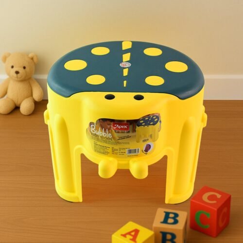 01_c039769e-f5c0-4134-a85a-9d0ca8bef0f2.jpg Apex Bubble Kids Stool | Durable Plastic Step Stool for Kids (1 Pc)