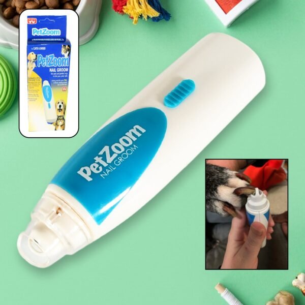 Electric Pet Nail Paw Trimmer Clipper for Dogs and Cats  1 Pc