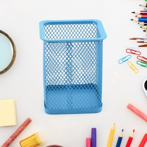 Pen Holder for Desk, Metal Mesh Holder (1 Pc)