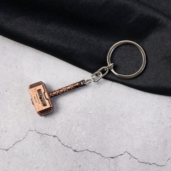 Metal Hammer Shape Keychain (1 Pc)