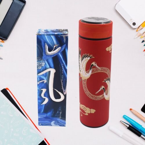 01_c290b15a-289f-48e1-adda-38192ed1c75e.jpg Printed Smart Vacuum Insulated Water Bottle with LED Temperature Display (1 Pc / 500 ML Approx / Multicolor)