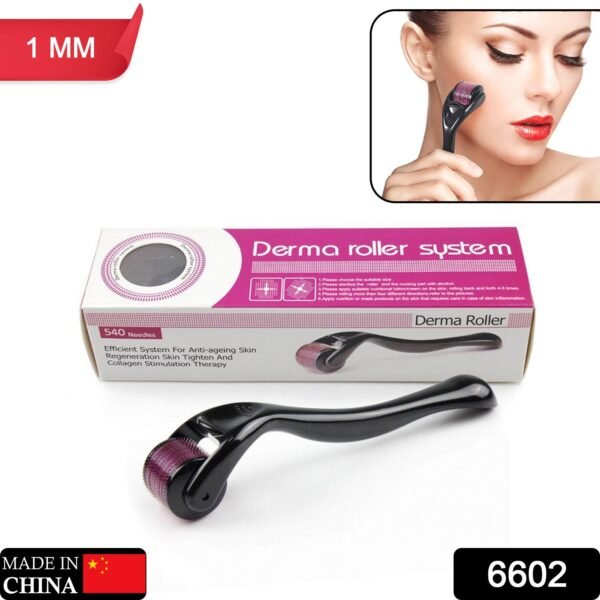 Derma Roller – Anti-Aging, Scar Removal & Hair Regrowth (1mm)
