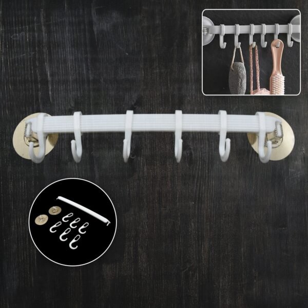 1 Pc Bath Towel Hanger Wall Mounted Towel Holder Rack for Kitchen Bathroom