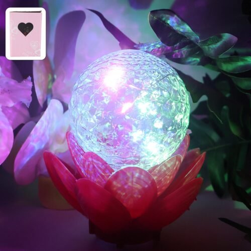 01_c4ec58a0-d84b-44a0-aaea-10011b6f7c6c.jpg Crystal Ball Lotus LED Decorative Light (1 Pc)