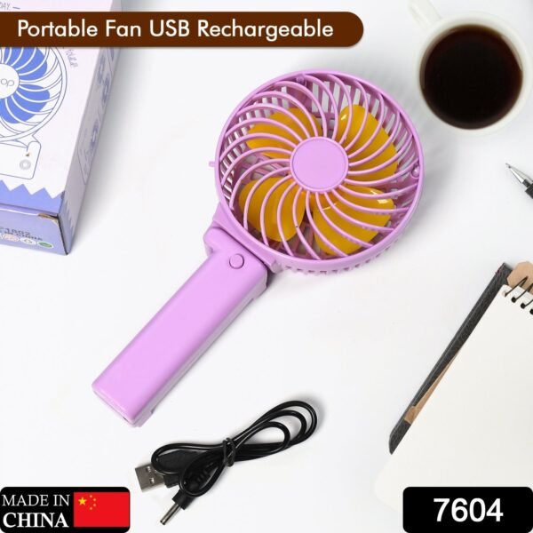 Portable Mini handy Fan & Personal Table Fan (Battery Not Include)