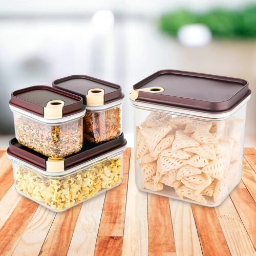 Ritu Push 'N' Lock Airtight Food Storage Container Set (4 Pc)