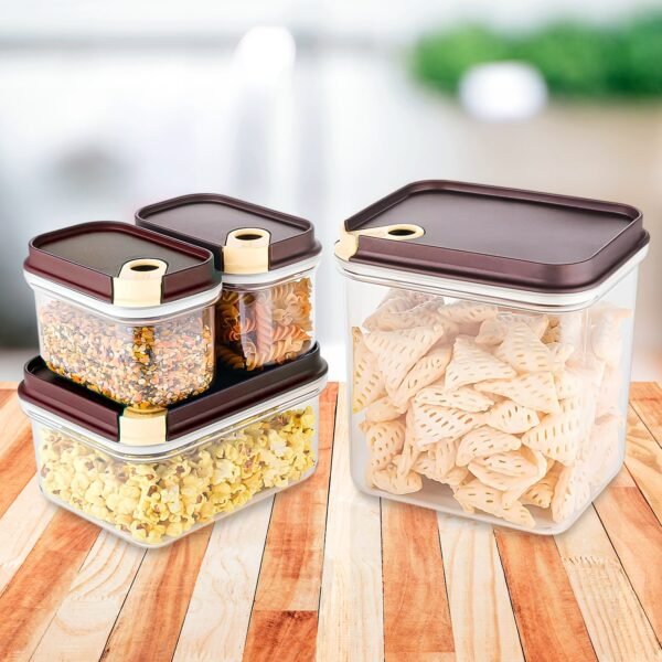 Ritu Push 'N' Lock Airtight Food Storage Container Set (4 Pc)