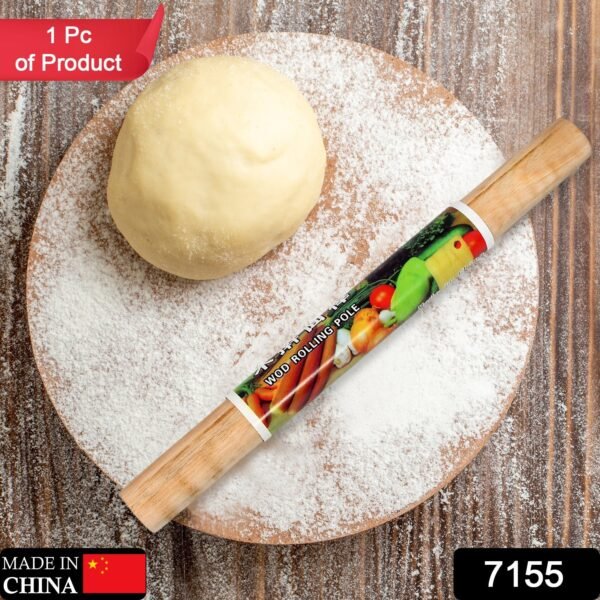 01_c9ecc665-803e-458f-9525-ea94d2e44198.jpg Wooden Pin for Baking | Wooden Roti Maker Belan for Chapati / Roti / Paratha / Puri / Papad | Wooden Rolling Pin Roller Thick Size | Chapati roller | Wooden chapathi rolling pin | Wooden Belan for kitchen