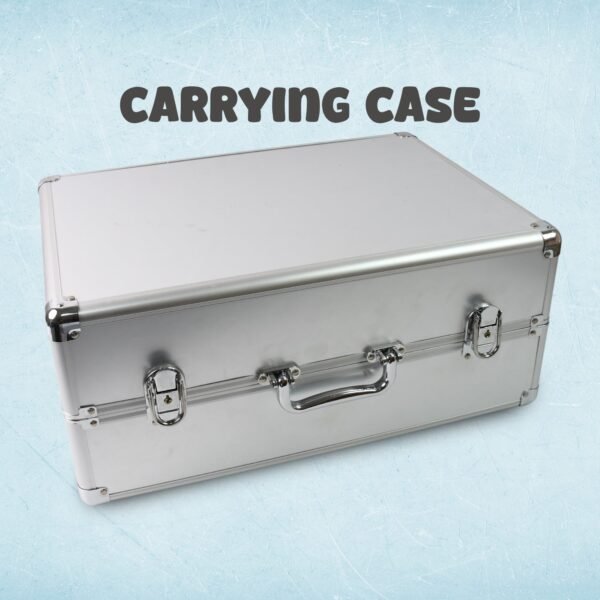 Aluminium & Wooden Multipurpose Portable Suitcase (45×29×20 Cm / 1 Pc)