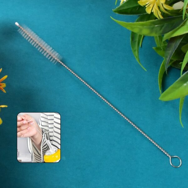 01_cace108b-4e2d-413e-8d14-4f49e404cc1b.jpg Stainless Steel Straw Cleaning Brush Drinking Pipe (20 Cm / 1 Pc)