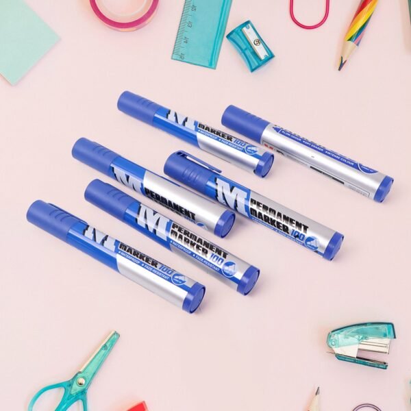 01_ce17a2e1-eee7-4e6b-a7f8-15607cab48b7.jpg Premium Permanent Blue Marker Pen Set (6 Pcs Set)