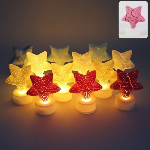 01_ce7f7b7e-8638-4a02-a196-86a20b949287.jpg Star Shape Decorative LED Tealight Candles (12 Pc)