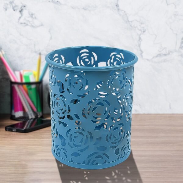 01_d7073900-ed64-4fd4-ac8c-b8c750fa4a67.jpg Pen holder Office Desk Metal Mesh Pen Stand (1 Pc)