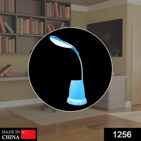 Desk Lamp with Pen Holder Table Lamp with Pencil Stand for Home Office