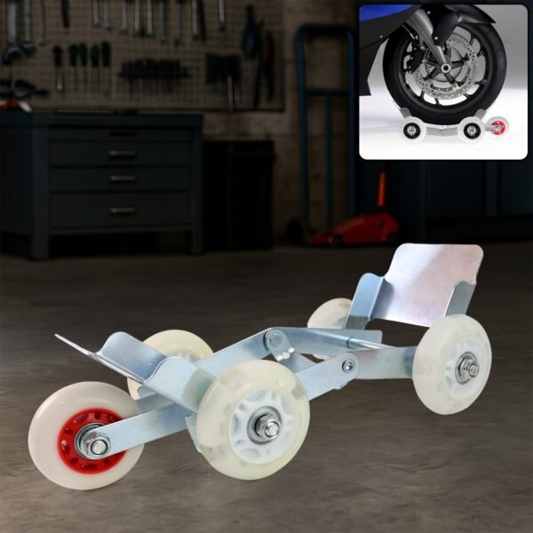 01_dcfc8faf-8473-4247-8b92-601f9116044e.jpg Heavy-Duty Motorcycle Front Wheel Parking Roller Stand (1 Pc)