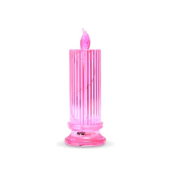Big Simple Candles for Home Decoration, Crystal Candle Lights, Diwali (Multicolor)