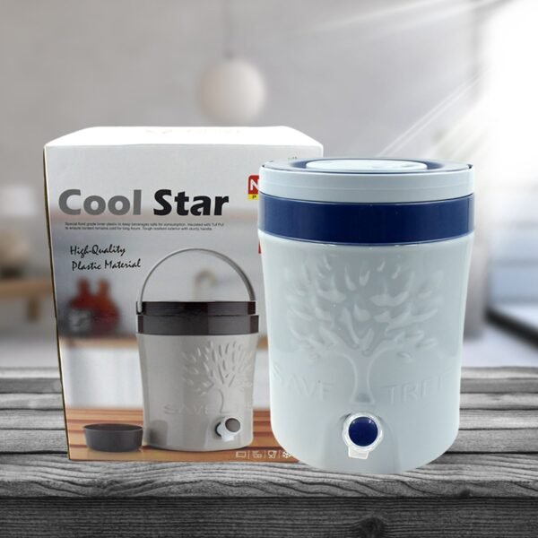 Insulated Water Jug with Tap (5000ml): Leakproof, Travel Cooler
