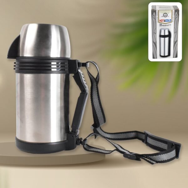 01_dfd3114e-4f09-48b7-97ce-b2e4597022a4.jpg Portable Stainless Steel Coffee Tea Vacuum Flask Bottle (1200ml / 1.2L / 1 Pc)