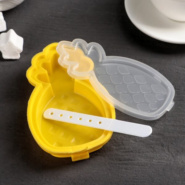 01_e08849ae-b1e8-477c-aac5-1858507e1c30.jpg Pineapple Shape sicle Molds - Silicone Ice Candy Cream Mould, DIY Ice Kitchen tool