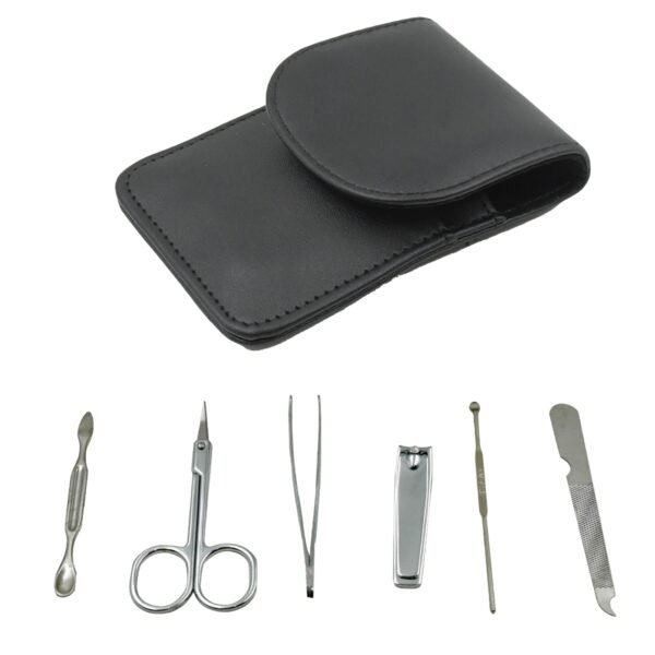 6-in-1 Professional Nail Care Kit: Clippers, Scissors & More Nail (Travel or Home)