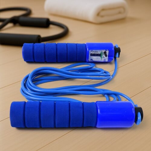 01_e22a68a1-bebc-452a-8e77-c6a7070d8471.jpg Adjustable Skipping Rope with Digital Jump Counter and Foam Grip Handles (1 Pc)