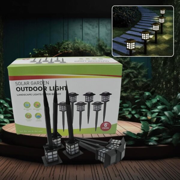 01_e350b3ba-1a06-4e1f-aa29-ba1a0a68336b.jpg Big Solar Outdoor Lights, 6 Pack Waterproof Solar Pathway Lights, 10 Hrs Long-Lasting LED Landscape Lighting Solar Garden Lights, Solar Lights for Walkway Path Driveway Patio Yard & Lawn (6 Pc Set)