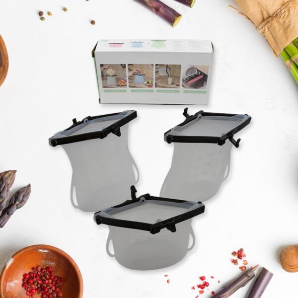 01_e3d268c4-b1b7-4419-a465-ca2f19f92d10.jpg Eco-Friendly Food Storage: Reusable Silicone Bags (3-Pack) - Leakproof & Safe
