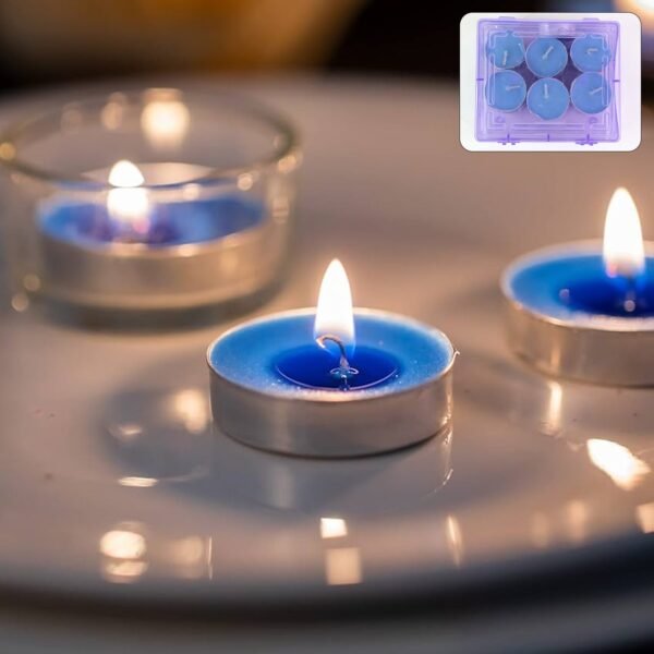 01_e49856ef-3164-4680-a1c1-226e28f12237.jpg Multicolor Tea Light Candles - (20 Pc)