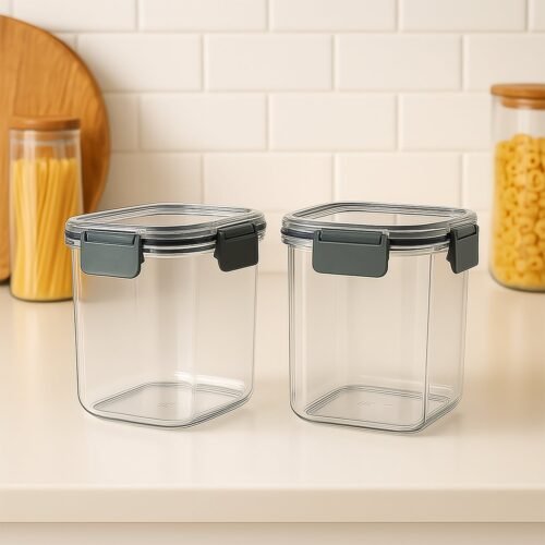 Apex Press N’ Lock Airtight Food Storage Container Set (2Pc/900ml) Approx